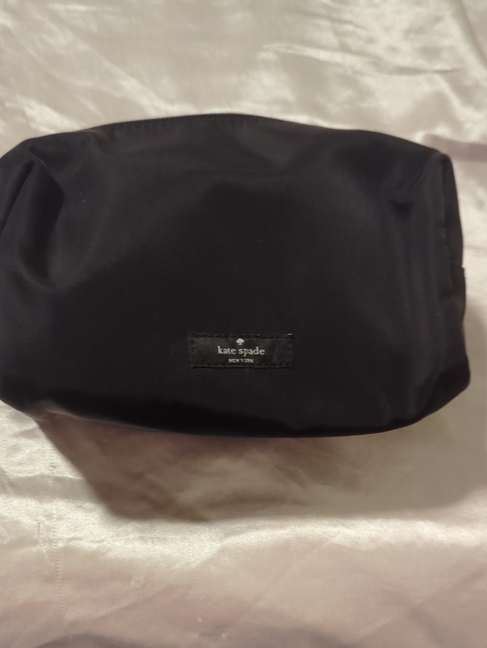 kate spade Black Nylon Cosmetic Pouch